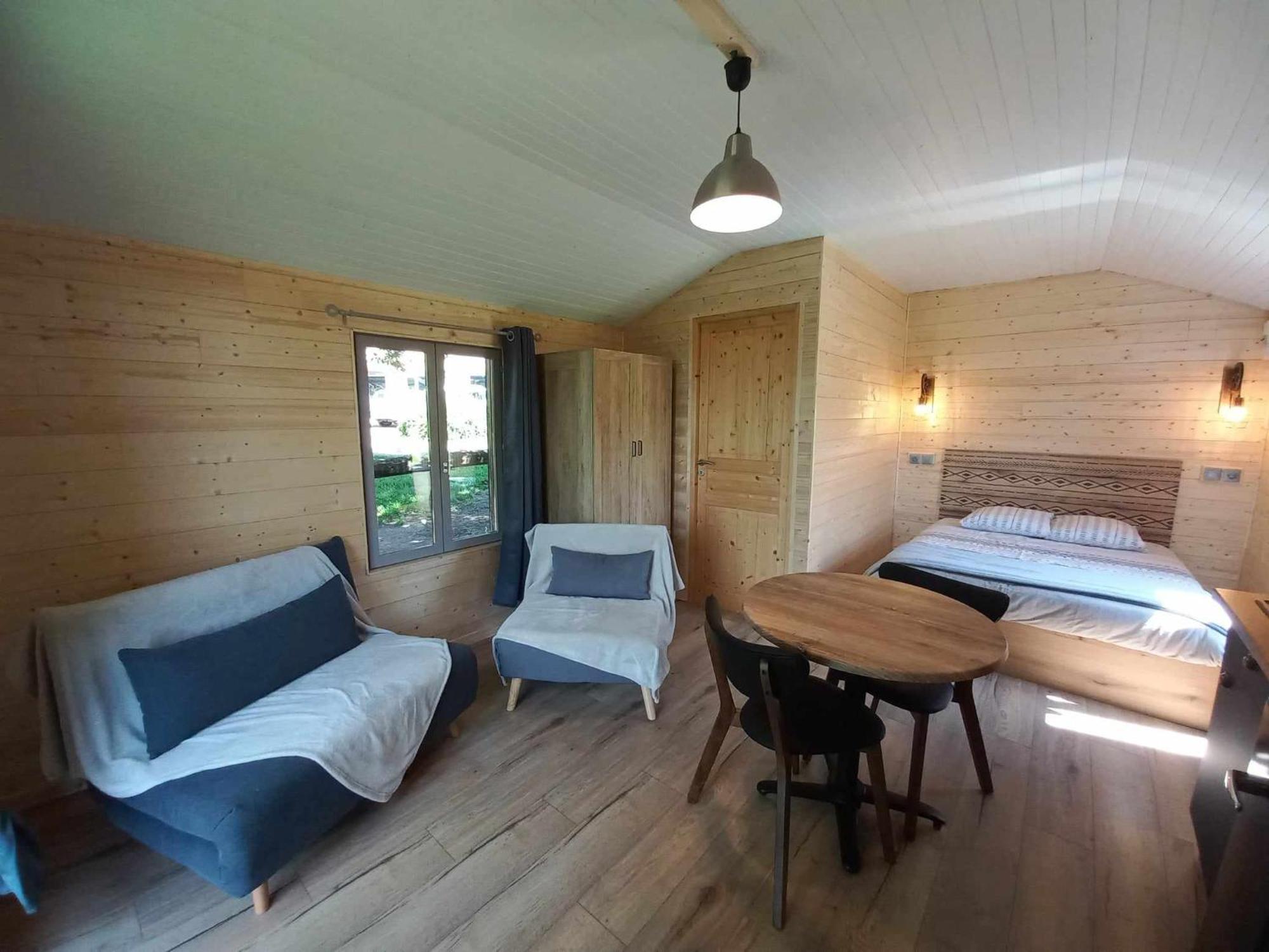Le Petit Chalet Du Macquart P.O.A. Ranch, 2 A 3 Pers, Saint-Martin-de-Fugeres Eksteriør billede